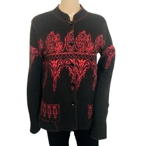 Free People Wool Fitted Sweater Jacket